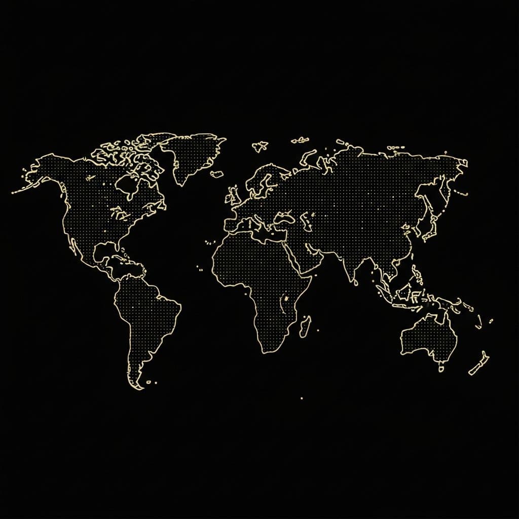 Global clients map